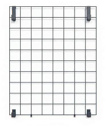 Metzler Rankgitter für Mülltonnenboxen, Anthrazit RAL 7016, 80 x 101,4 cm, verzinkter Stahl, Pulverbeschichtung, inkl. Befestigungsmaterial