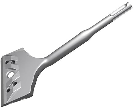 SDS-Plus kakelmejsel, 19 cm längd, 7,9 cm bredd, 40 Cr stålbetongborttagningsverktyg, S80 vinkelhammarskrapa för smala utrymmen, golv, vägg