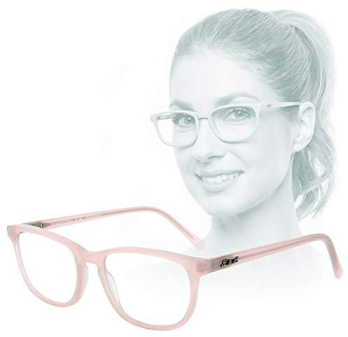 Edison & King Soul Mirror: Wie eine zweite Haut, Lesebrille im Nude-Look aus hautfreundlichem Acetat, frei von Schadstoffen (rosé, +1,00 dpt)