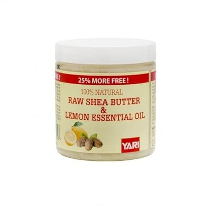 Yari Burro di karité 100% naturale con olio essenziale di limone, 250 ml