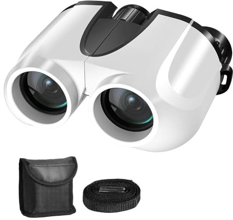 yomoe 10x25 Fernglas, Wasserdichtes Kompaktfernglas mit Nachtsicht bei Schwachem Licht für Outdoor-Sportkonzerte und Vogelbeobachtung