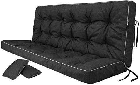 Dyna för hollywoodgunga, hammock, sittbänk med ryggstöd, sittbredd 180 cm