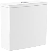 Roca A341681000 Cisterna Doble Pulsador 4'5/3 litros, Alimentacion Inferior, Coleccion ONA, Blanco