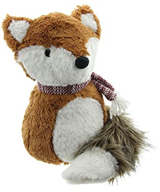 FRANK FLECHTWAREN Türstopper Kleiner Fuchs, süßes Design, schwere Sandfüllung, 100% Polyester, Maße: Höhe 23 cm, Gewicht ca. 1 kg