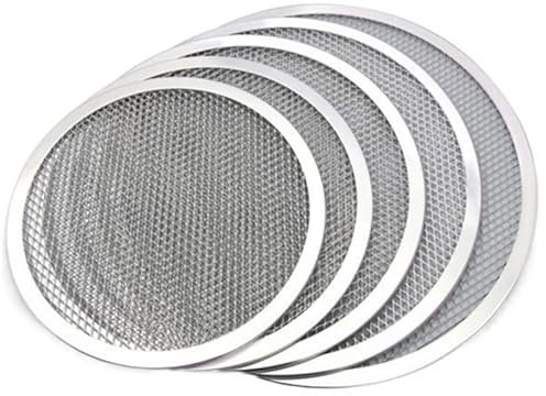 ETomey Assiette à Pizza 1 Pcs Anti-Bâton Pizza Écran Pan Plaque De Cuisson Pizza en Métal 6-22 Pouces Planche Pizza (Color : 22inch 2 pcs)