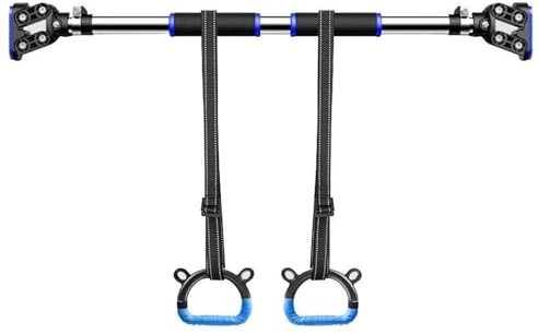Klimmzugstange Türrahmen Pull-Up Bar Reckstange Verstellbare Länge Klimzugststange Trainingsstange Horizontale Stange Für Zuhause Und Fitnessstudio Profi Muskeltrainer Krafttrainingsgeräte Fitnessgerä