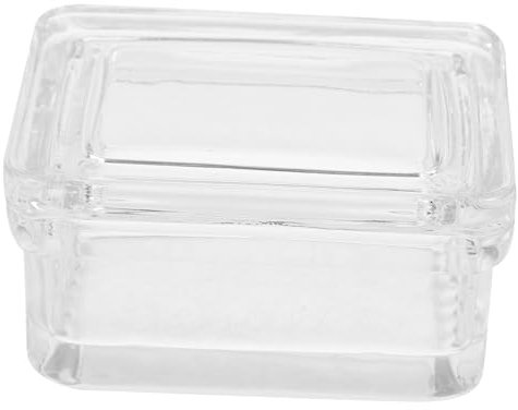KICHOUSE Hochtransparente Laborglasfärbung Mit Glasdeckel Und Objektträger-färbehalter