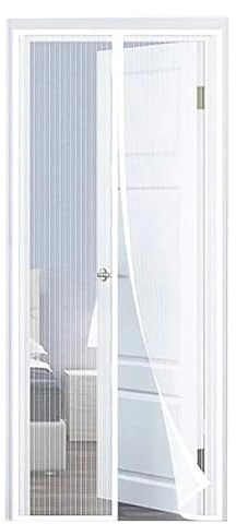 BTAISYDE Magnet Fly Screen Door Insect Protection, Magnetic Mosquito Net,Automatic Closed Anti-Mosquito Curtain for Balcony and Patio Door,White,80 * 210cm
