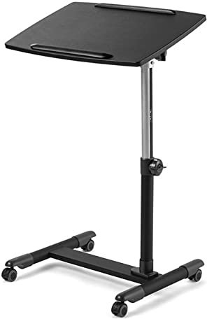SFNIOKFG Überbetttisch mit Rollen, verstellbar, Tischplatte 160 ° neigbar, verstellbar, drehbar, TV- und Laptop-Tisch mit Aufstehhilfe, unabhängige Mobilitätshilfe,A