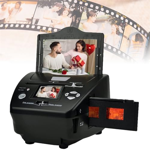 VitalisWorks Film & Slide Scanner Digital Film Converter, 8.1 Mega Pixels Photo and Film Scanner, 135 Negative Scanner Photo Scanner Views on Your Computer or USB