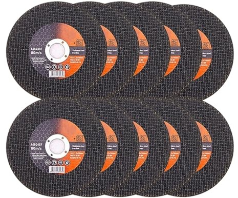 HDUNGM Disco da Taglio for Metallo da 107 mm, 4 Pollici, Disco for smerigliatrice angolare in Resina, Ultrasottile for Metallo, Ferro, Acciaio Inossidabile, Lama for smerigliatrice