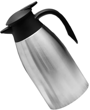 UTHCLO Jarra Térmica Inoxidable Dispensador de Bebidas Calientes Aislado con Conservación de Calor de Horas para Uso Doméstico y Catering