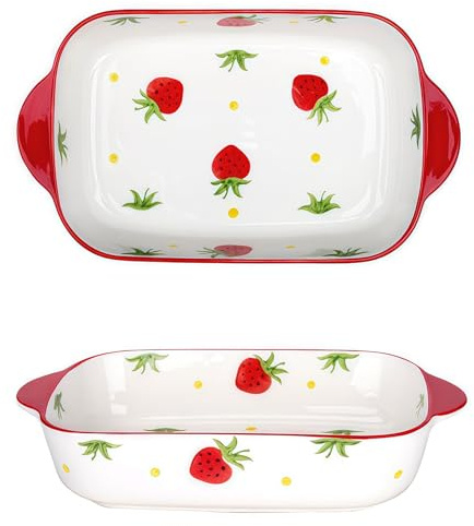 Jaamyears Baking Dish For Oven, 650ml Rectangle Lasagna Dishes Oven Proof Ceramic Dishes For Casserole, Ceramic Baking Tray