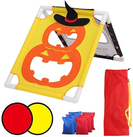 Juego De Lanzamiento De Saquitos - Juegos De Lanzamiento De Sacos para Fiestas De Halloween En Interiores | Juguetes Sensoriales Interactivos Actividades Fiesta Familia Niños Cumpleaños
