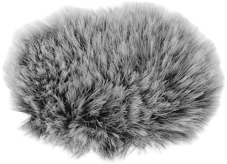 Levemolo Mikrofon-windschutz Flauschig Kleiner Windschutz für Mikrofone Geräuschdämpfungsabdeckung Mikrofon-überzug für Interviews Außenbereich Kompatibel
