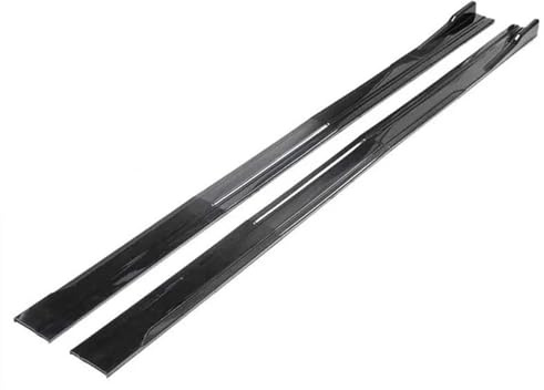 Seitenschweller Für Autos Für VW Für Golf 8 Für MK8 Für GTI Für ID 4 6 Universal 2, M Seite Schweller Verlängerung Rocker Splitter Diffusor Winglet Flügel(Gloss Black 2m)