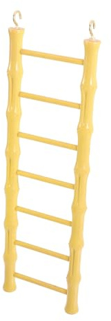 FOMIYES Scala per Uccelli e Criceti in Plastica 8,5x29,5 Cm, Giocattolo a Pioli per Arrampicata e Addestramento, Supporto da Appendere per Pappagalli e Piccoli Animali, Stimola Attività