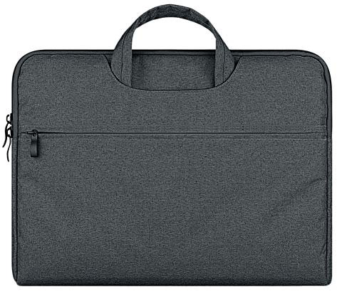 Housse De Protection Ordinateur Portable, Sac À Main Mallette Housse, Netbook Ultrabook Sacoche Compatible, 12 Pouces, Gris2