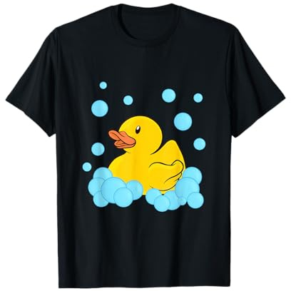 Gelbe Gummiente Badespielzeug Badeente Quietscheente T-Shirt