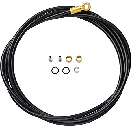 Fahrrad Hydraulische Scheibenbremse Schlauch Kit für Shimano BH90 System, inkl. Banjo Adapter, Gold