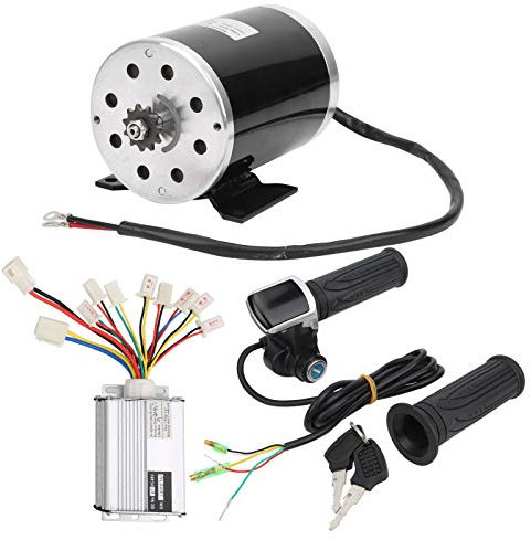 BuyWeek Elektrisches Fahrrad Motor Kit, 48V 1000W DIY High Power Motor Set 3000RPM für Elektrofahrrad Scooter Dreiräder