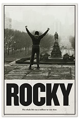 Grupo Erik Editores, S.L. Rocky Poster Rocky Balboa Sylvester Stallone, 61 x 91 cm