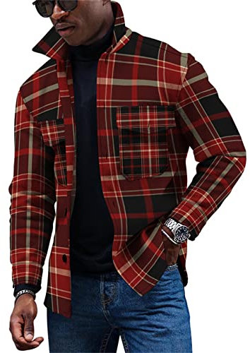 KONG JIMFAN Herren Jacken Hardshelljacke Herren Hemd Weiß Übergangsjacke Herren Herren Anzug Langarmshirts Für Herren Herren Dünne Jacke Fleecejacke Hemdengrößen Herren Herrenjacken(Silver,XXL)