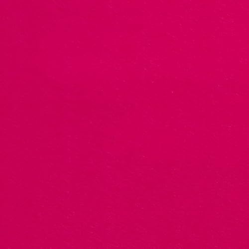 1 Meter Filz Bastelfilz 3 mm Dick / 90 cm Breit Taschenfilz Dekorationsfilz Meterware 26 Farben (Fuchsia)