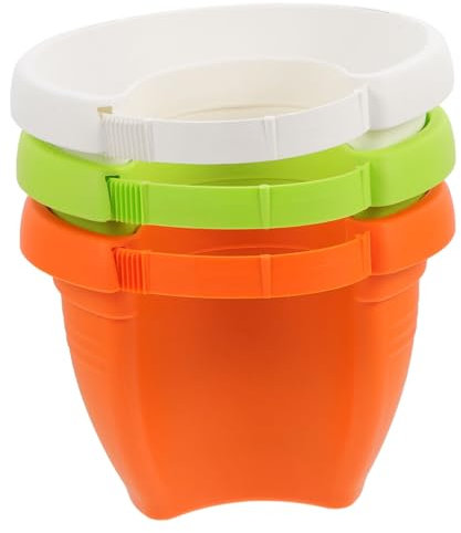 BESPORTBLE 3pièces Pots De Suspendus pour Gouttières Décoration pour Plantes Et pour Balcon Jardin Et Intérieur Aléatoires