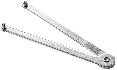 SagaSave Llave universal ajustable, llave universal de 4 mm, llave de amoladora angular ajustable, llave de llave de pasador de amoladora angular universal, llave de contratuerca para almohadillas de