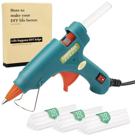 Heißklebepistole, Heissklebepistole 7mm mit 30pcs Heißklebesticks, Klebepistole zum Basteln, Heißklebepistolen Mini Klebepistolen Klein für Kleine Bastelarbeiten