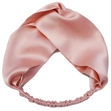 Yurosiay Elastisch Haarband Seide Damen 100% Reine Maulbeerseide 19 Momme Stirnband Haarbänder Breit Haarschmuck Satin Mädchen Stirnbänder Headband Bandana