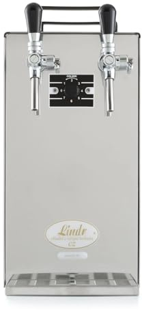Ensemble complet Tireuse a biere avec pompe à membrane Kontakt 40/K machine a biere, pompe a biere 2 lignes, 50 litres/h, professionnelle, tête de robinet - Type M, Type M