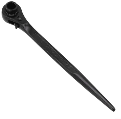 Vootnifig Chainsaw Bar-Nut Ratcheting Wrench T-Bar Design 240mm Length High Carbon Steel for Machine Maintenance