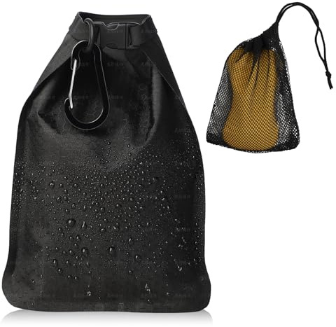 Zommke Sac à savon de voyage, portable, étanche, avec mousqueton et sac en filet à bulles pour cubes de savon, idéal pour les voyages, le camping, l'extérieur