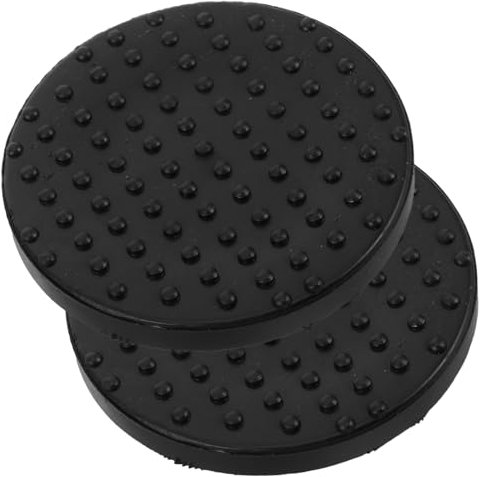 Alipis 2stücke Gummi Hebebock-pad Für Auto Drahtrad-hydraulikpaletten-pad Runder Auto-Gummi- -unterlegscheibe -hebepunkt- Draht-universalpaletten-