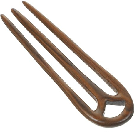 WRITWAA Accessoire Cheveux Femme en Bois Composite Style Chinois Vintage, Accessoire pour Cheveux Simple et Élégant pour Chignon de Soirée ou Bal