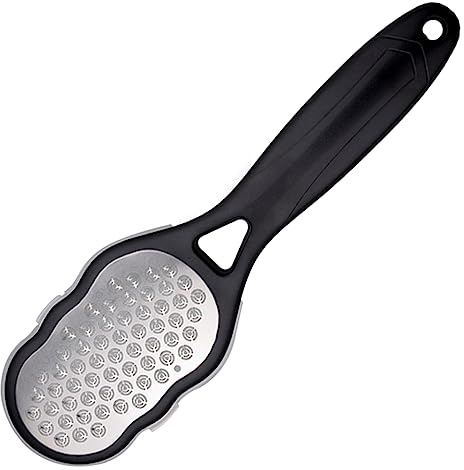 Beaupretty Raschietto i Piedi in Acciaio Inox e Abs, Riutilizzabile, Rimuove Pelle Morta e Screpolata, per Pedicure Professionale