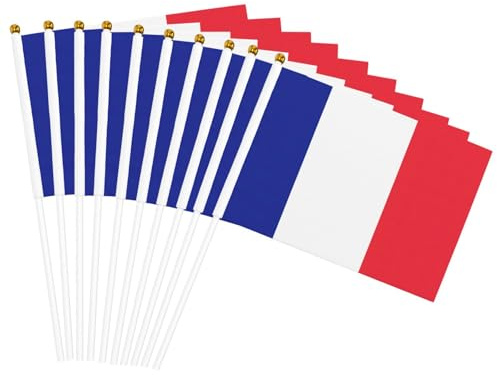 Bandiera francese stampa bandiera palmare bandiere leggere feste eventi anniversario decorazione varie occasioni