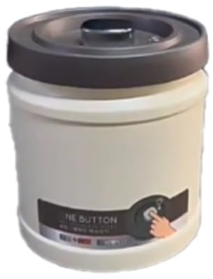 Osmond Tanque Sellado Al Vacío para Granos de Café, 1600 Ml, de Acero Inoxidable, para Conservar la Frescura en la Cocina. Latas Herméticas.