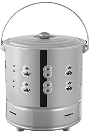 Burn Barrel Grid Liner – Jaula de quemaduras, gancho de fuego de acero inoxidable, incinerador portátil para quemar papel | Chimenea de madera al aire libre, hoguera, camping, playa, balcón, granja