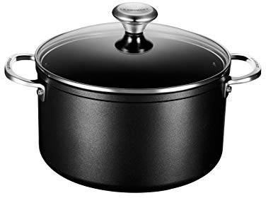 Le Creuset Toughened Nonstick PRO Stockpot With Glass Lid, 6.3 qt.
