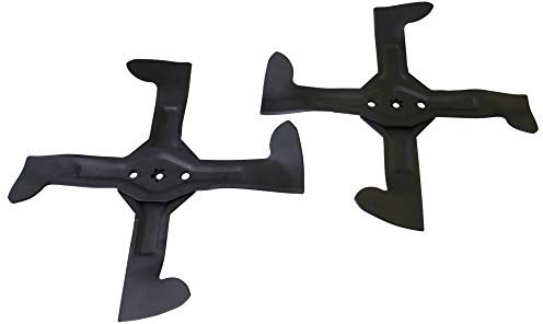 SECURA Messerkreuz Set 107cm kompatibel mit Husqvarna Jonsered McCulloch Partner Blisar Rasentraktor 532180583 532180584 532180424 532180425