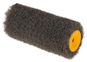 HARDY Spachtelroller 25cm, Edelstahl, Kunststoffgriff, für Spachtelmasse, Wände und Decken