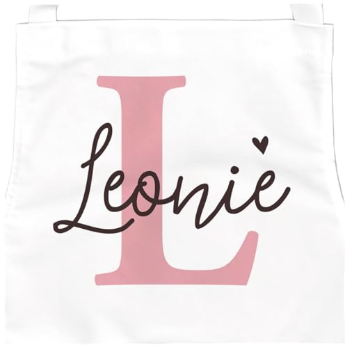 SpecialMe personalisierte Kinderschürze mit Namen Anfangsbuchstabe Initiale Geschenk Mädchen Jungen Kochschürze/Backschürze