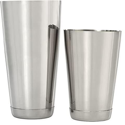 Barfly Soho M37152 Ensemble shaker à cocktail en acier inoxydable 532 ml et 800 ml