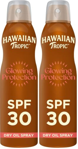 Hawaiian tropic Brume Huile Solaire SPF30 180 ml (Lot de 2)