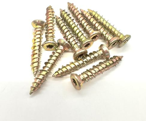 Concrete Screws (Pack of 10) Multi-Fix Countersunk 7.5mm TX Easy Drive (7.5 x 40mm)