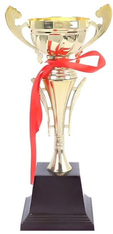 Breeshy 12,6 Großer Goldener Pokal für Sportveranstaltungen, Wettbewerbe, Auszeichnungen für Fußballsiegerteams und Gastgeschenke für Wettkampfpartys