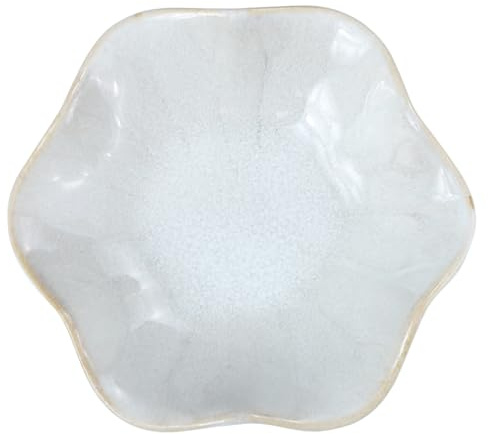 BESTYASH Jewelry Plate Lotus Leaf Design Small Trinket Dish Ring Storage Holder for Bracelets Necklaces Earrings Organizer 4.33X4.33X1.18 Inches Ideal for Bathroom and Dresser
